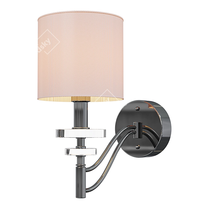 Elegant Tesso Wall Lamp 3D model image 1