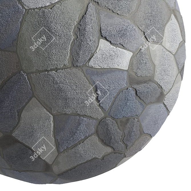 Stonewall Decor: Artisan Stone Material 3D model image 4
