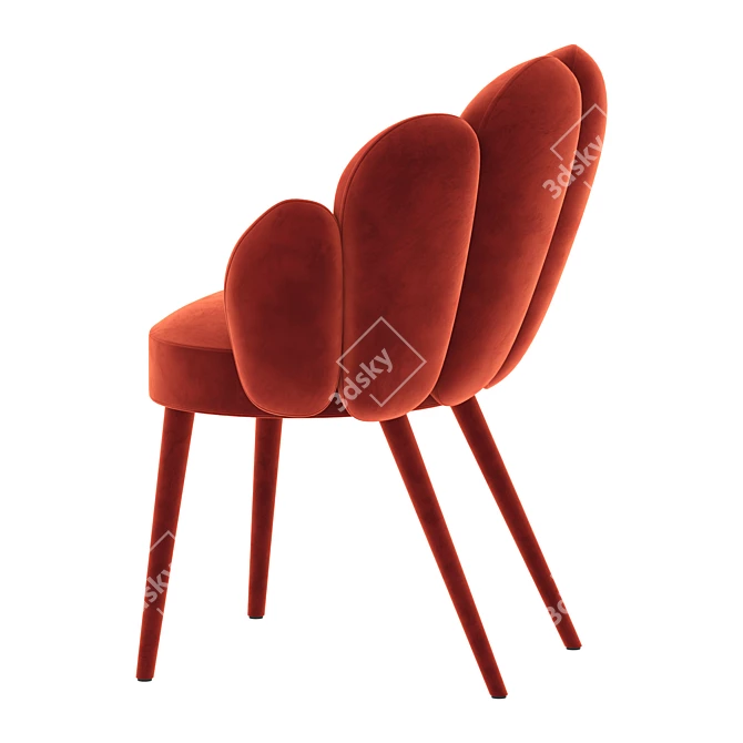 Elegant Daisy Chair by Munna 3D model image 3