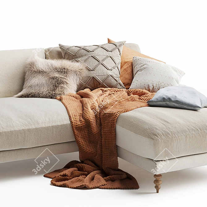 MAXWELL Custom U-Sectional Sofa 3D model image 2