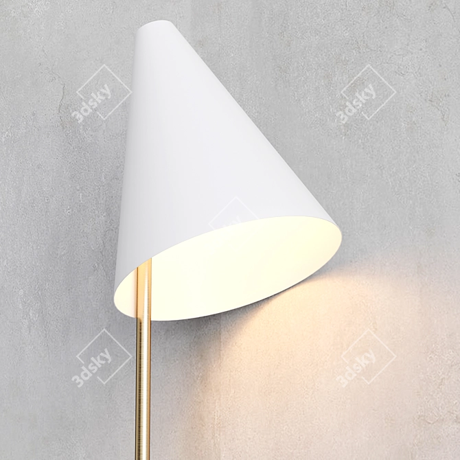 Title: Mosaik Floor Lamp: Sleek and Stylish Lighting 3D model image 5