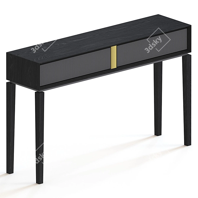 Fine Collection Console: Chic and Functional 3D model image 2