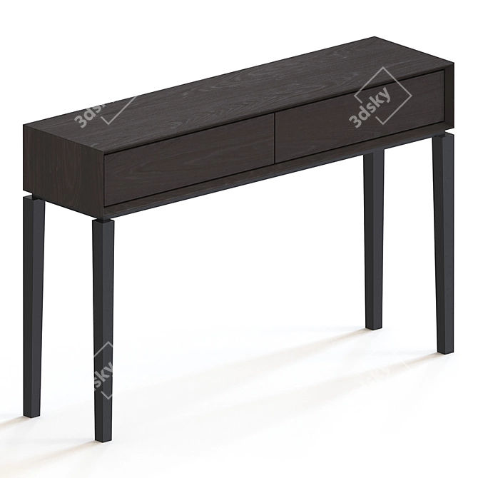 Fine Collection Console: Chic and Functional 3D model image 3