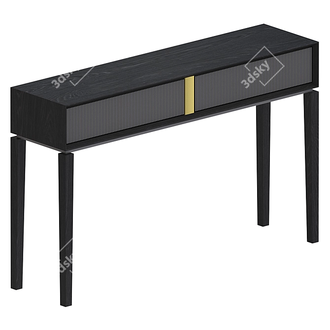 Fine Collection Console: Chic and Functional 3D model image 9