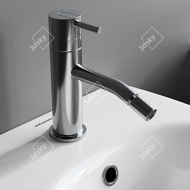 Antonio Lupi Cabo Collection: Ceramic WC & Bidet 3D model image 4