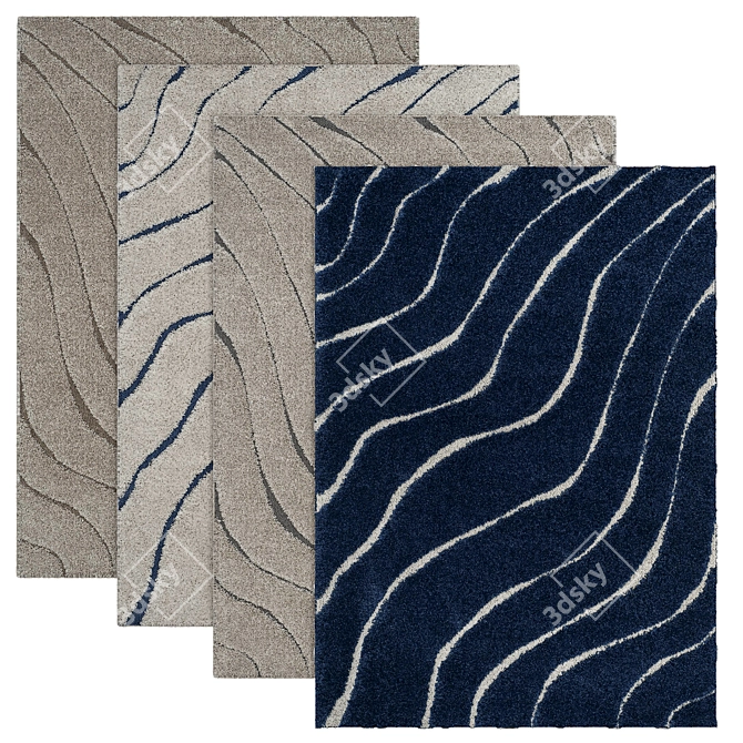 Luxury Carpets Collection 3D model image 1