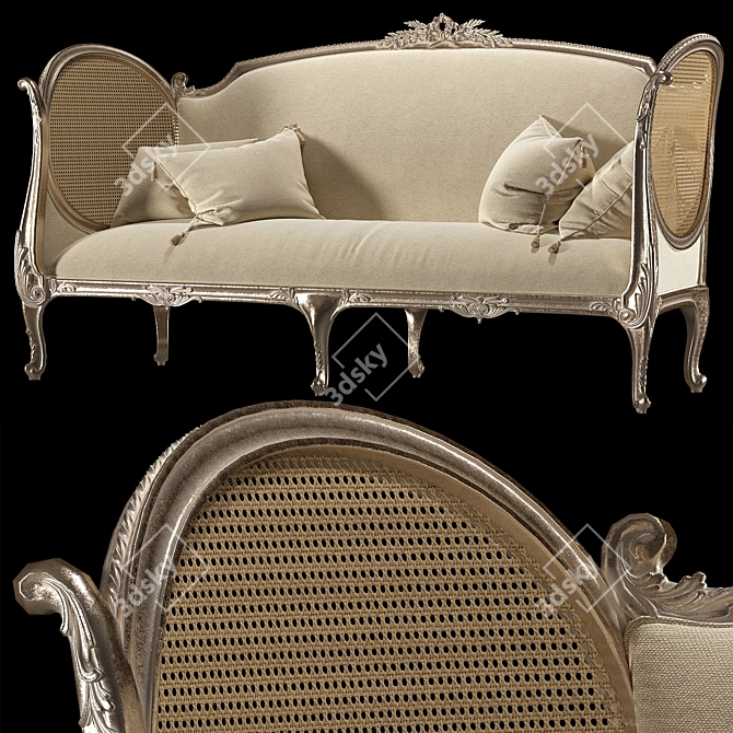 Kosovart Louis Sofa 3D model image 4