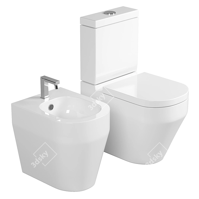 Tutto Evo Olympia Water Bidet 3D model image 1