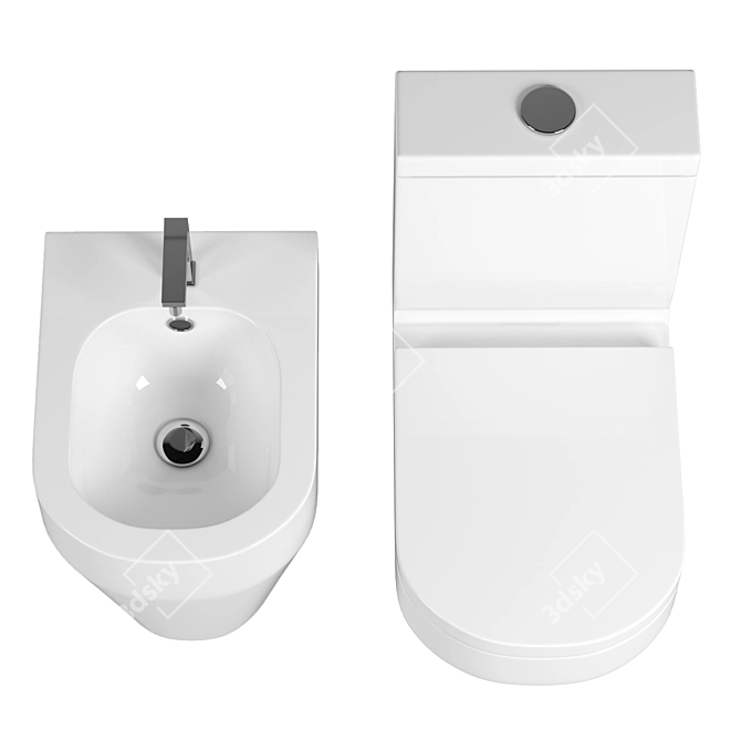 Tutto Evo Olympia Water Bidet 3D model image 2