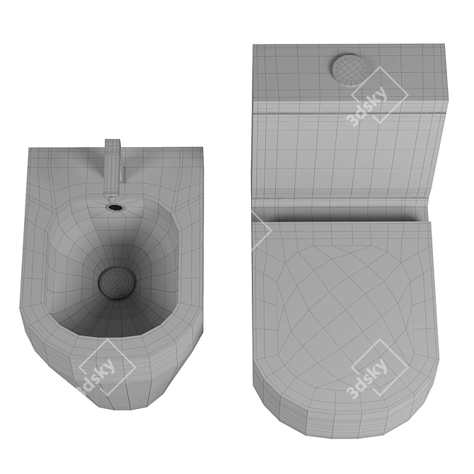 Tutto Evo Olympia Water Bidet 3D model image 3