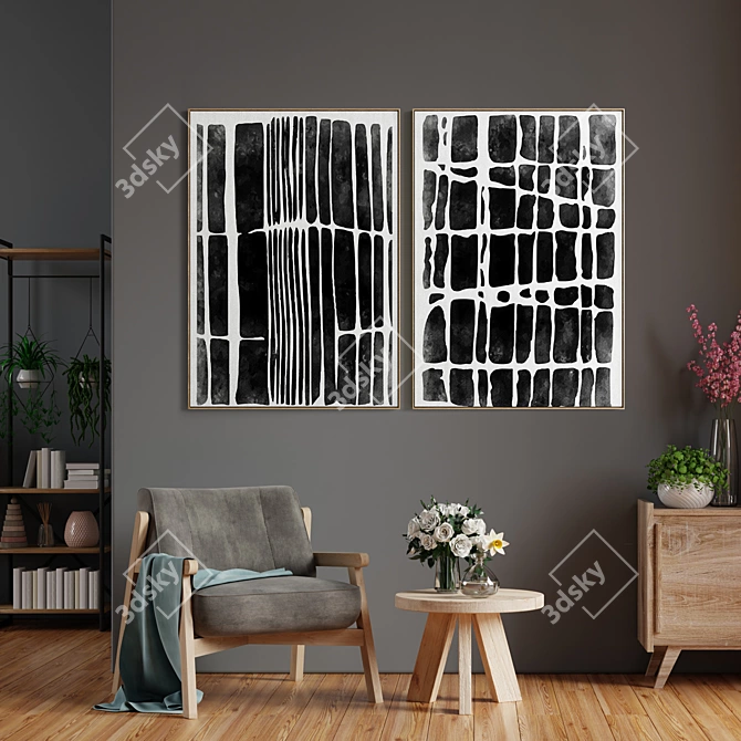 Elegant Frames for Stunning Interiors 3D model image 4