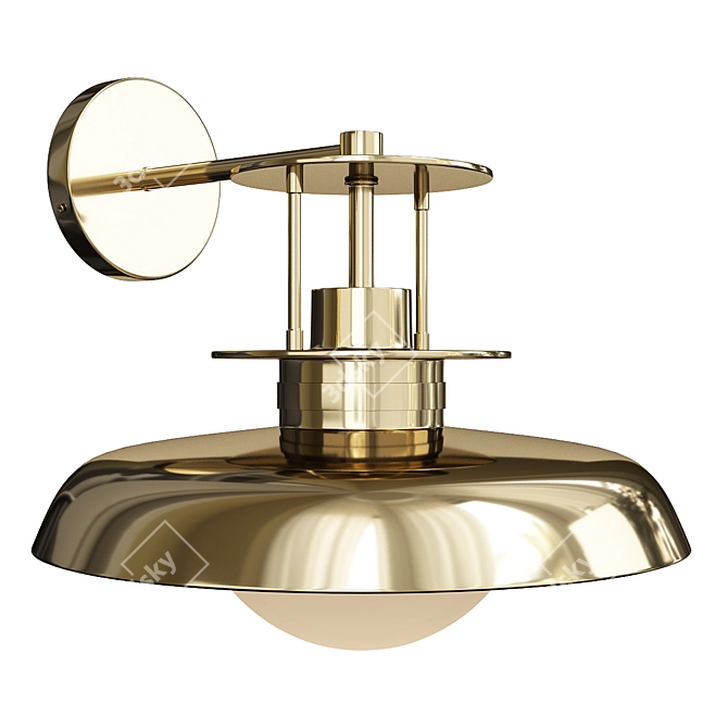 Elegant Ormandy Wall Sconce 3D model image 1