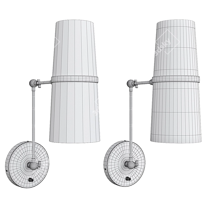 Versatile Conifer Sconce 3D model image 2