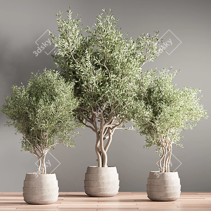 Elevate your Plants with the Indoor Plant Stand 39 3D model image 1