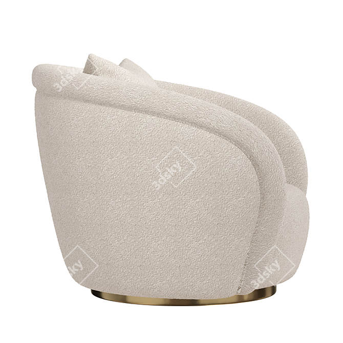 Modern Living Ollie Armchair | Sleek Design, Comfortable Seat 3D model image 3