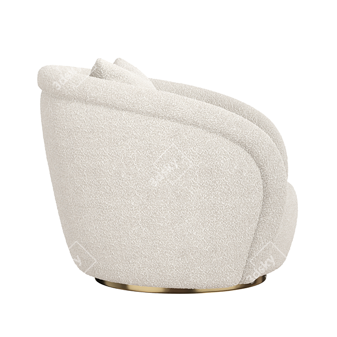 Modern Living Ollie Armchair | Sleek Design, Comfortable Seat 3D model image 7