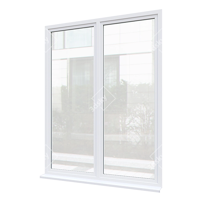 Optimized Exterior Windows v.01 3D model image 4