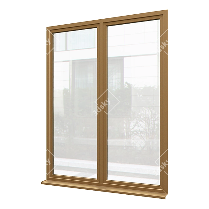 Optimized Exterior Windows v.01 3D model image 5