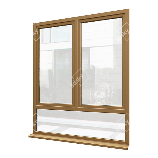 Optimized Exterior Windows V.02 3D model image 5