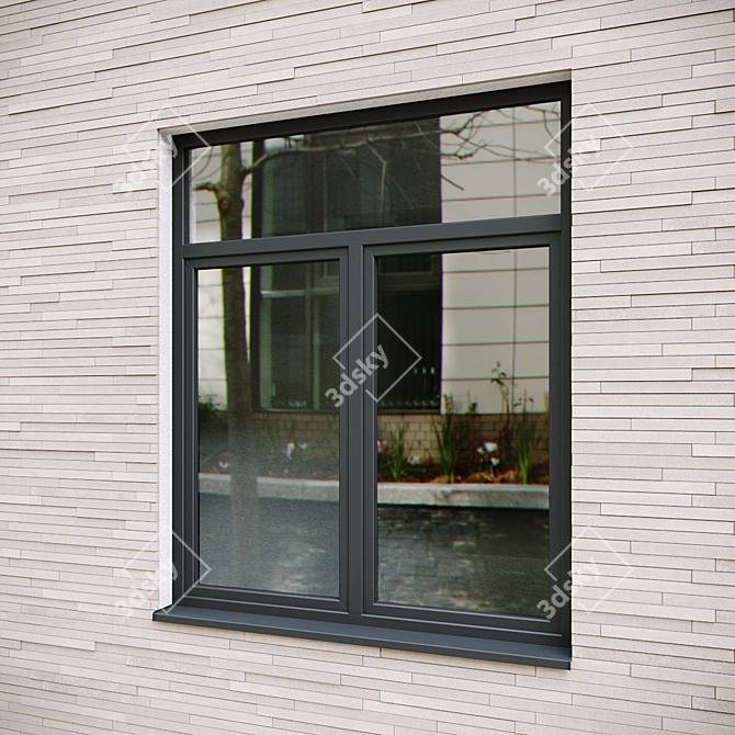 Optimized Exterior Windows v.03 3D model image 3