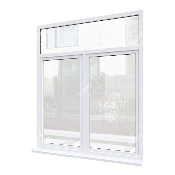 Optimized Exterior Windows v.03 3D model image 4