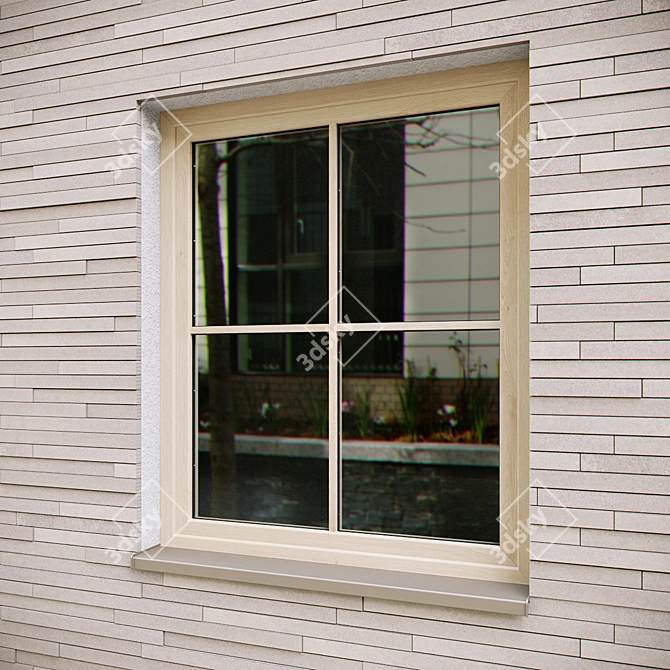 Optimized Exterior Windows v.05 3D model image 3