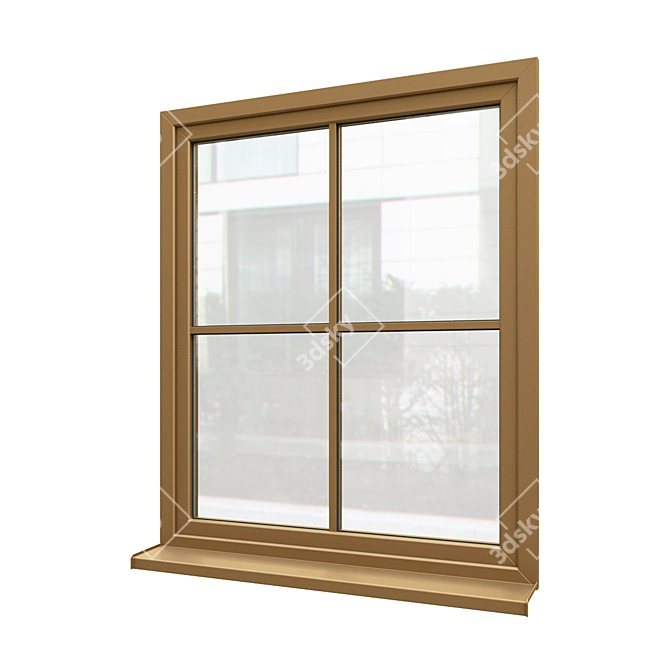 Optimized Exterior Windows v.05 3D model image 6