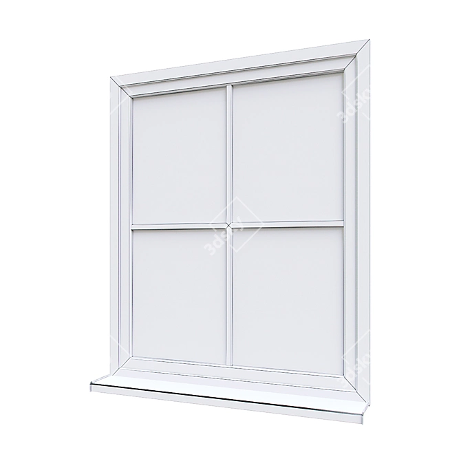 Optimized Exterior Windows v.05 3D model image 7