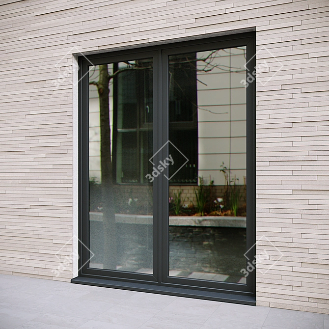 Optimized Exterior Windows & Doors v.01 3D model image 3