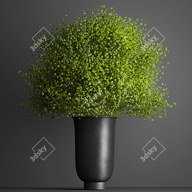 Greenery Elegance Bouquet 3D model image 1