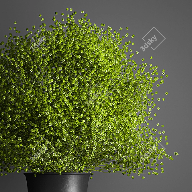 Greenery Elegance Bouquet 3D model image 3