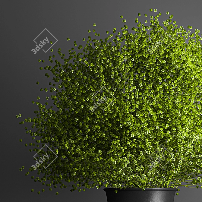 Greenery Elegance Bouquet 3D model image 5