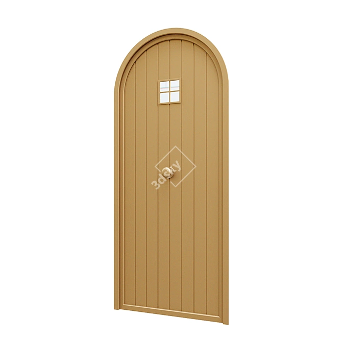 Optimized Exterior Doors v.03 3D model image 2