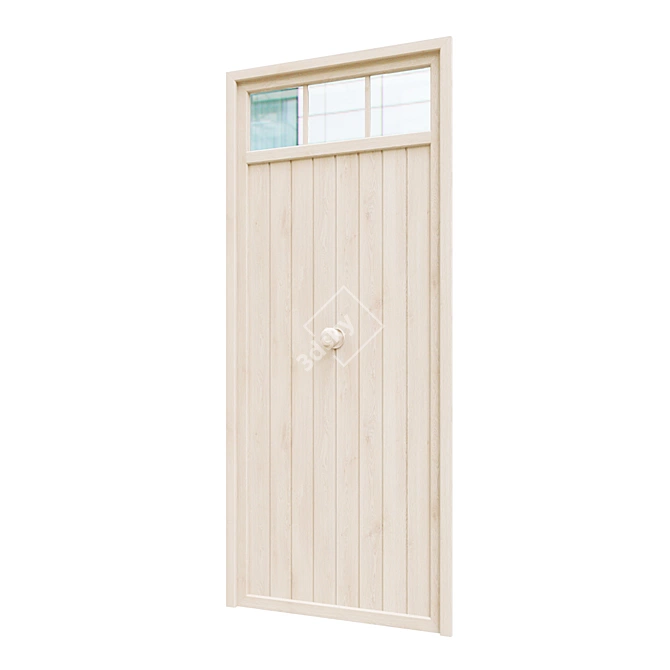 Optimized Exterior Doors v.03 3D model image 5