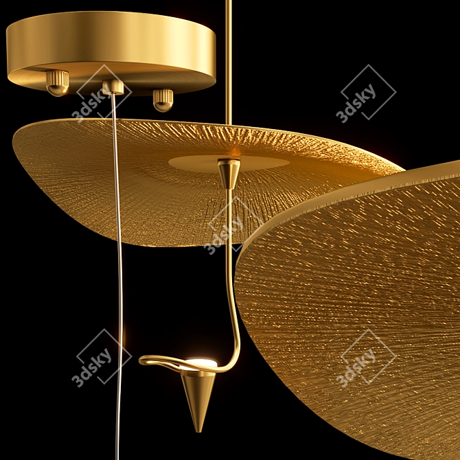 Modern PALERMO Design Lamp 3D model image 2