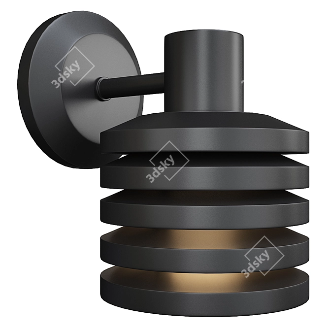 Macadam Sconce - Modern Lighting Fixture 3D model image 1