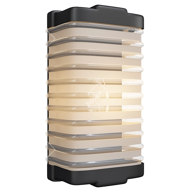 Sleek Otis Wall Sconce 3D model image 1