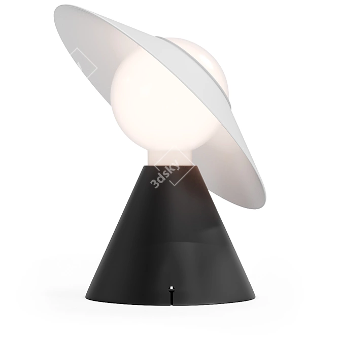 Elegant Linea Light Fante Lamp 3D model image 2