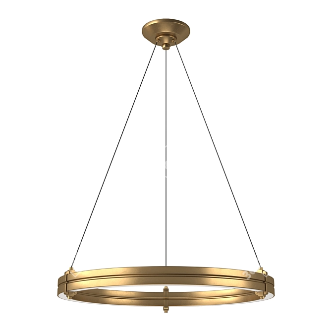 Luxury meets Elegance: Ralph Lauren's Paxton Chandelier 3D model image 1