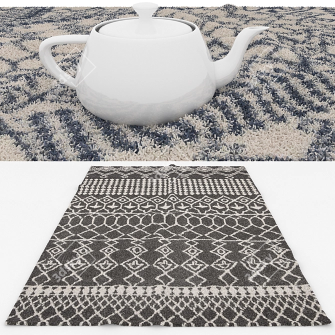 Versatile Set of 6 Rugs - 3D Models 3D model image 3