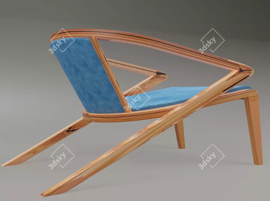 3D Interior Chair 3D model image 1