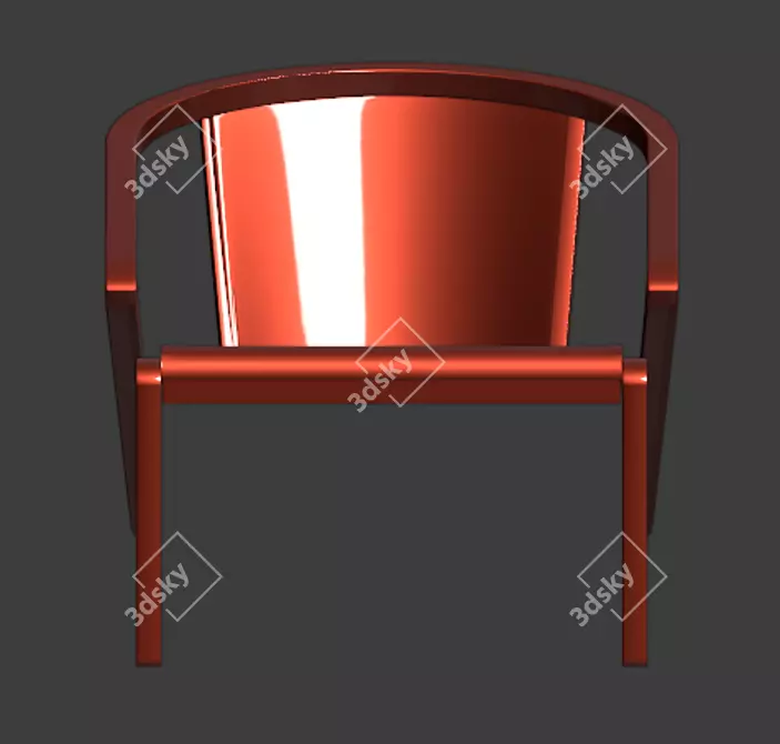 3D Interior Chair 3D model image 3