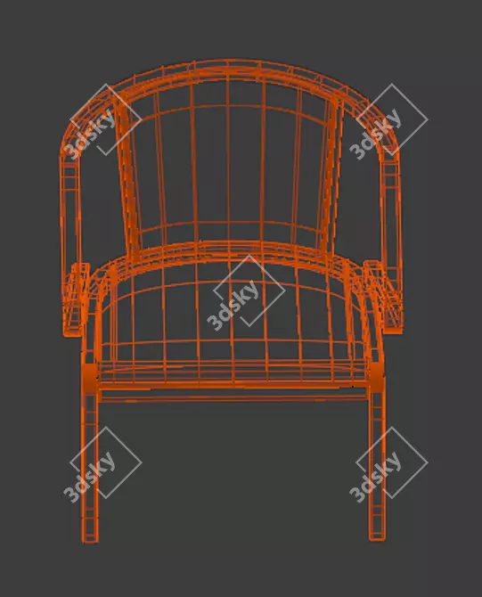 3D Interior Chair 3D model image 6