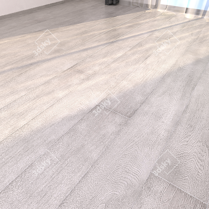 Grigio B Parquet Floor: HD Textured, Corona + Vray, Multi-Mat 3D model image 1