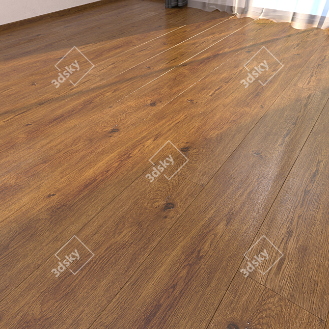 Timeless Parquet Elegance 3D model image 1