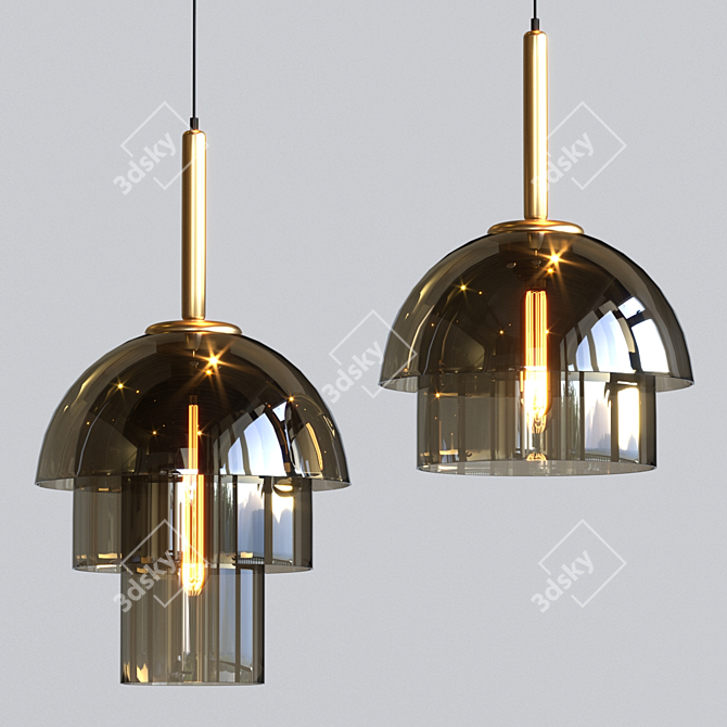 Playful Pendant Lamps 3D model image 2