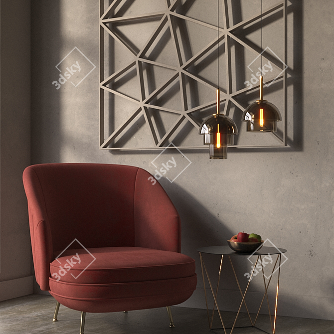 Playful Pendant Lamps 3D model image 3