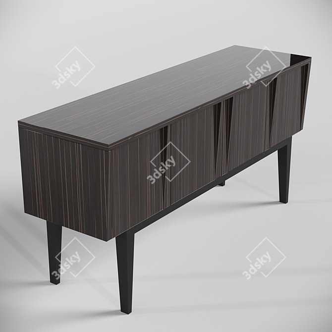 Modern Orchestra Console: Sleek Design, Simple Lines 3D model image 2