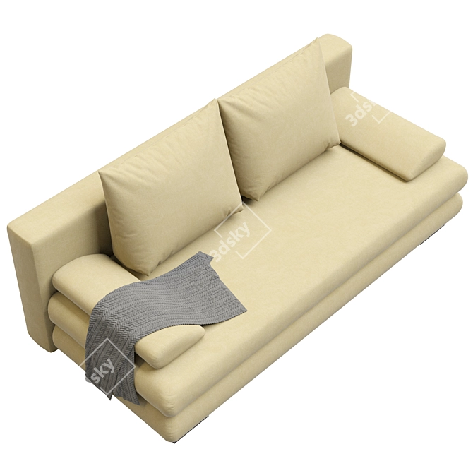Velvet Leni Leny Sofa: Luxurious Comfort for Your Living Space 3D model image 3