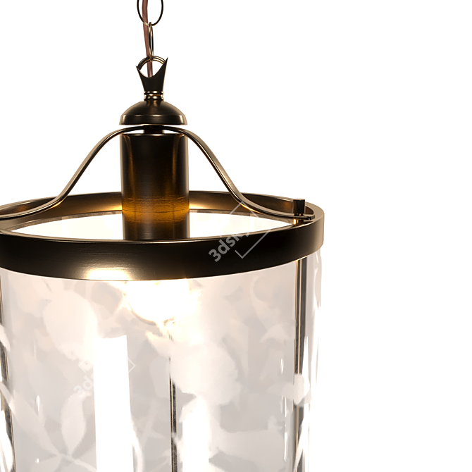 Italian Made Arte Lamp Bruno Pendant Light - Stylish and Modern 3D model image 4